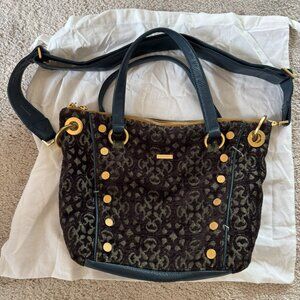 Hammitt Daniel Medium Antique Atelier Tapestry & Leather Satchel/Crossbody